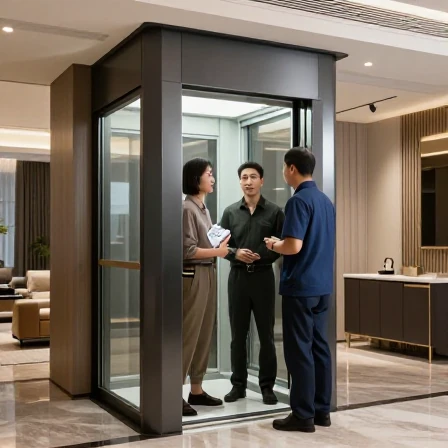 Modern home lift inside a residential property representing pricing, cost comparison, and installation value
